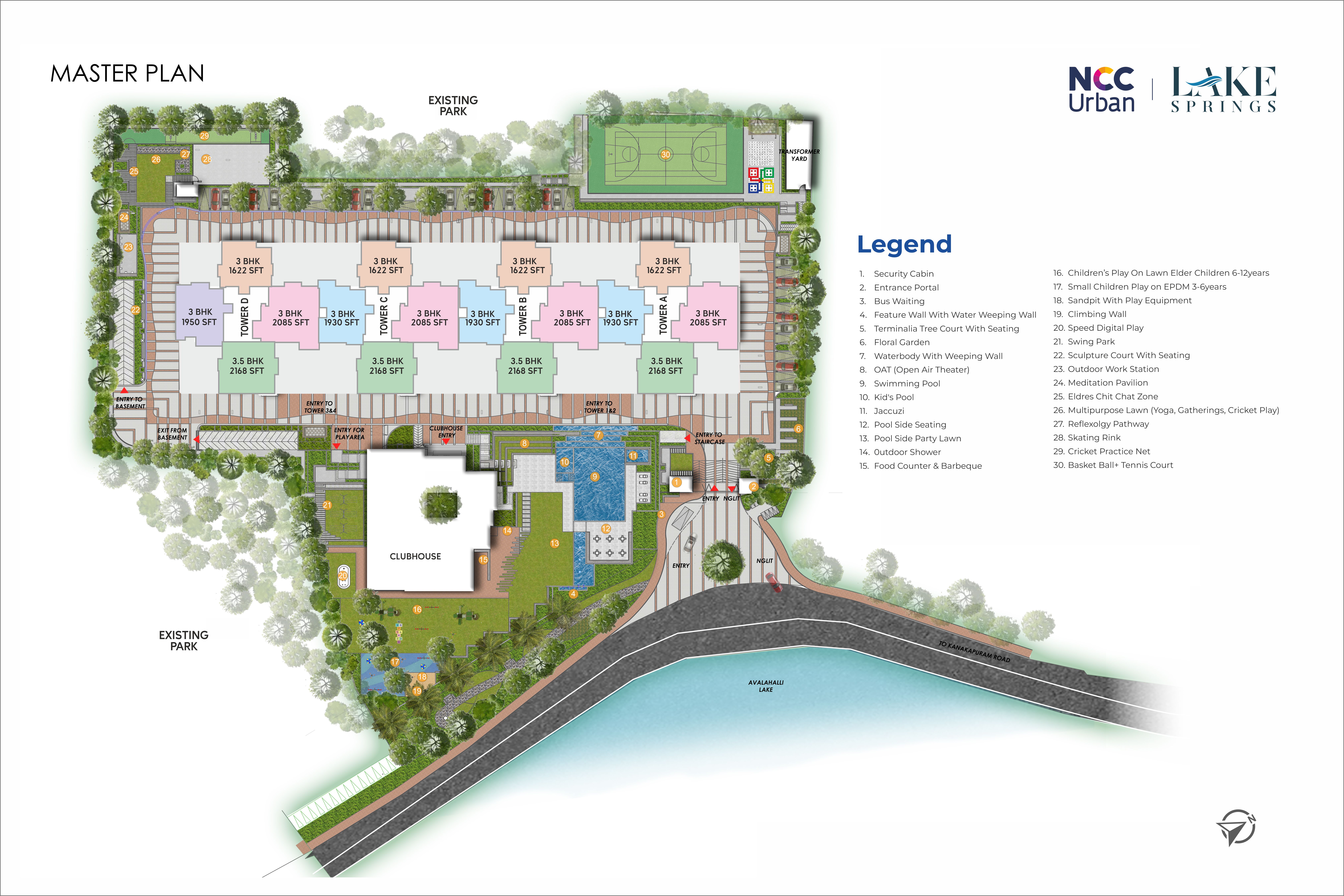 Ncc Urban lake springs project Master Plan