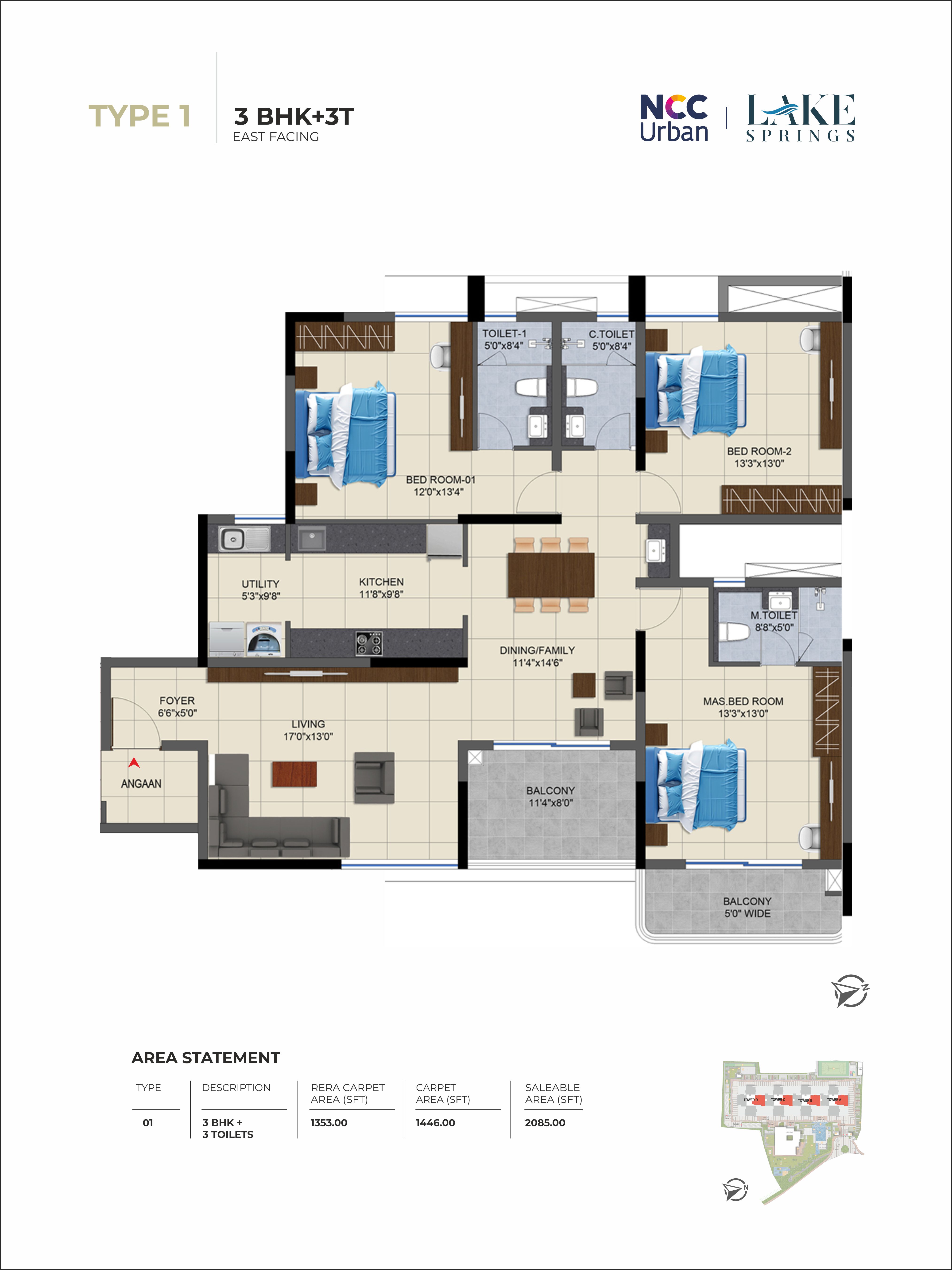 Modern premium flats Module.